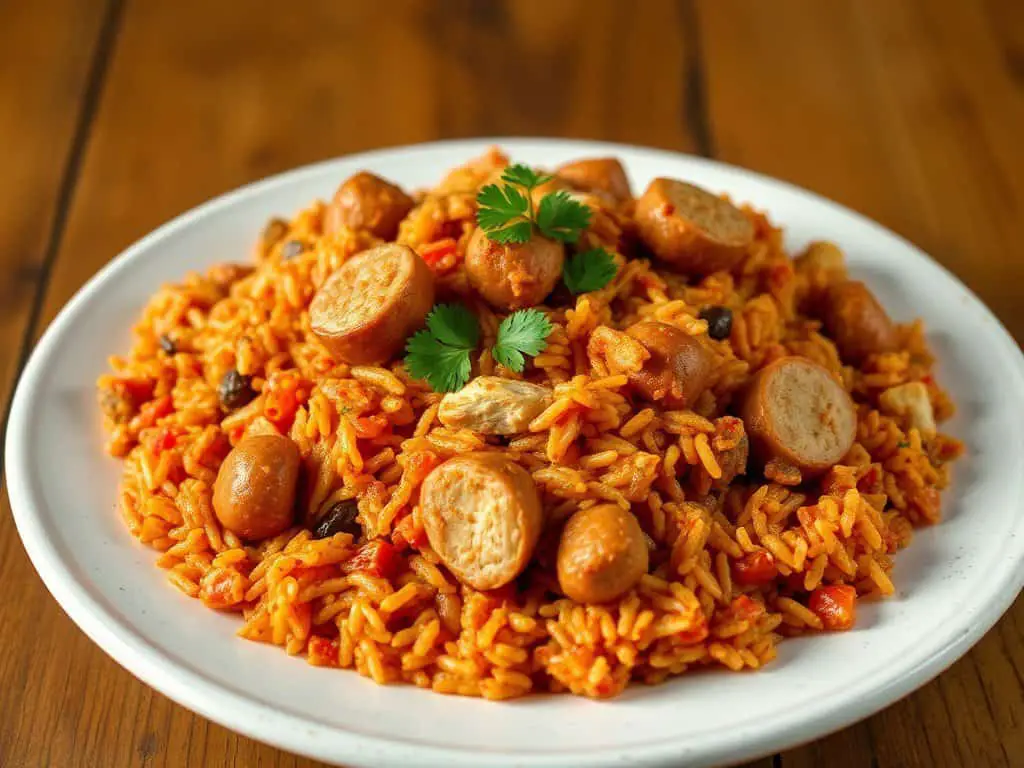 Chicken sausage jambalaya instant pot