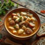 Chicken and sausage jambalaya soup