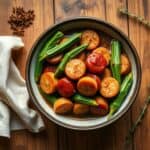 Chicken sausage okra recipe