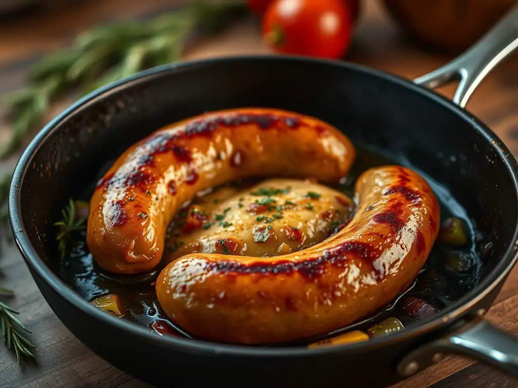 Chicken sausage ground