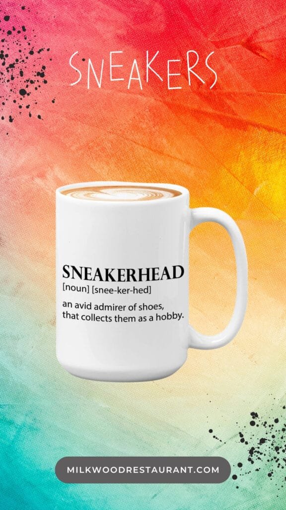 Irreplaceable collector mug for a busy everyday life --- keeps drinks tasty! Our culture coffee mug can withstand low to high temperature. This sneakerhead coffee mug has outstanding print quality that will last a long time. We design our slippers mug with your comfortability in mind!