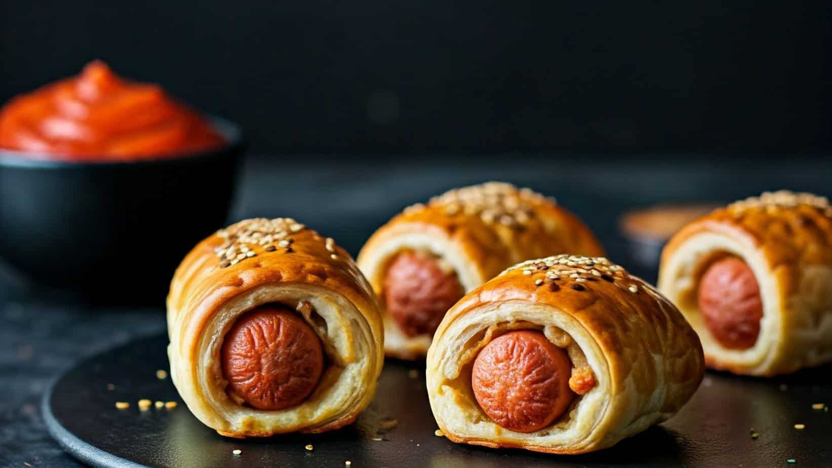 Chicken sausage rolls