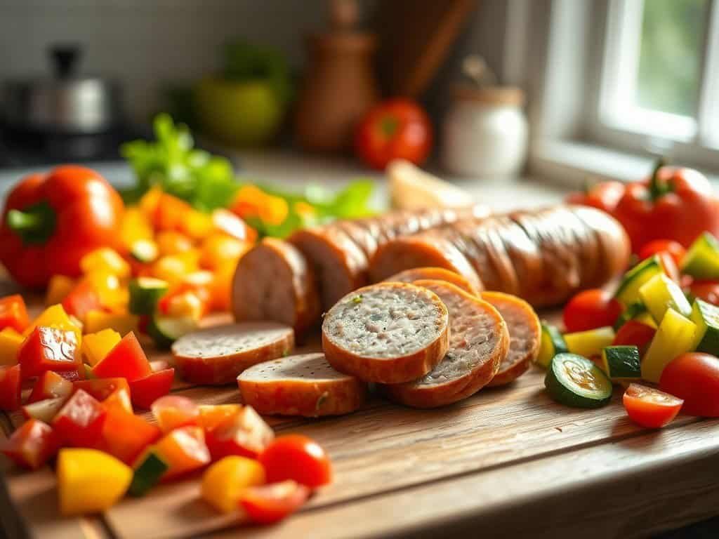 Chicken sausages can provide a potentially more nutritious option for some