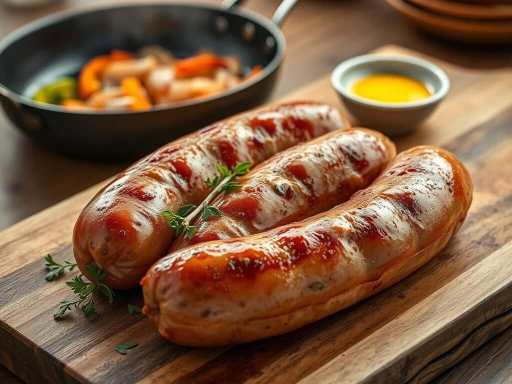 how to cook chicken sausage for breakfast