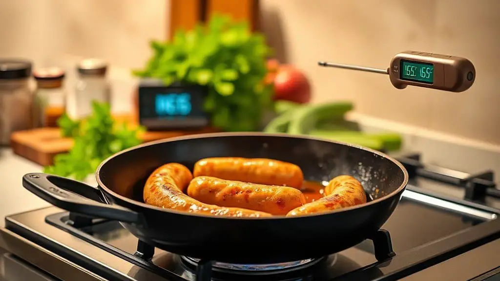 Chicken Sausage Temperature