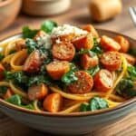 Chicken Sausage Escarole Pasta