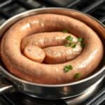 How to cook raw chicken sausage on stove