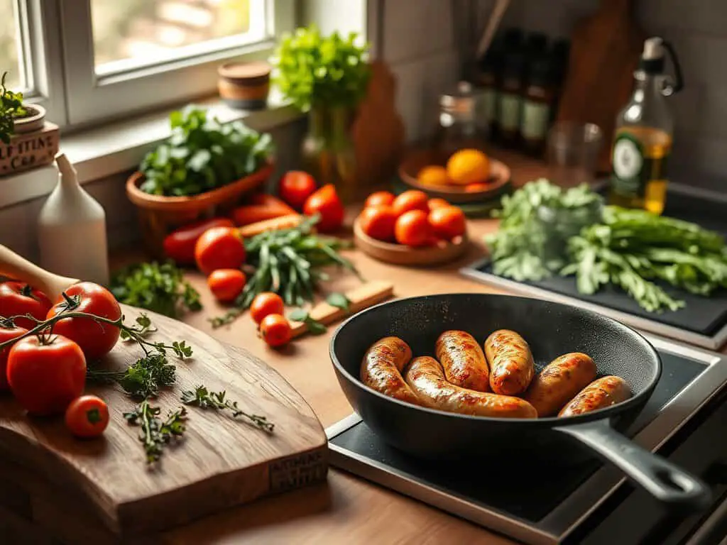 What can I make with chicken sausage links