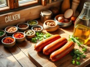 What to season chicken sausage with