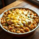 Chicken sausage rice casserole