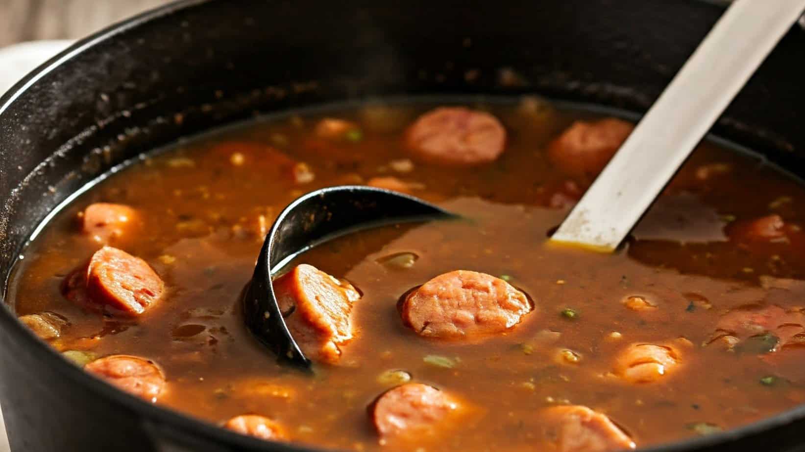 Chicken sausage gumbo