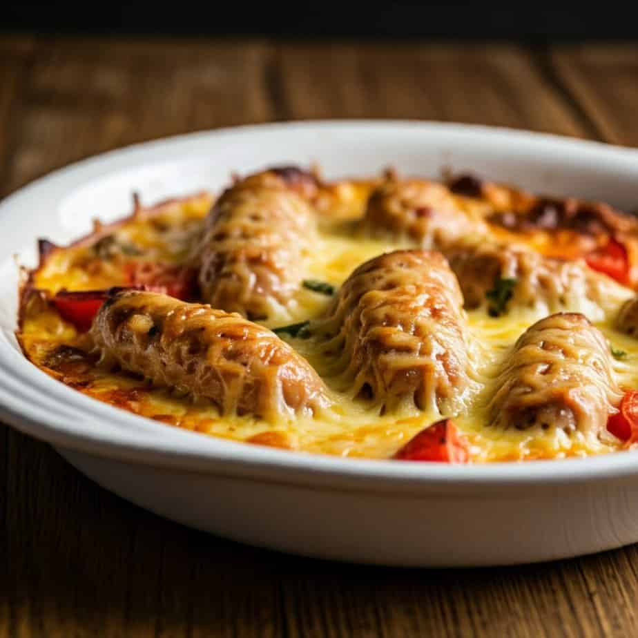 chicken sausage casserole