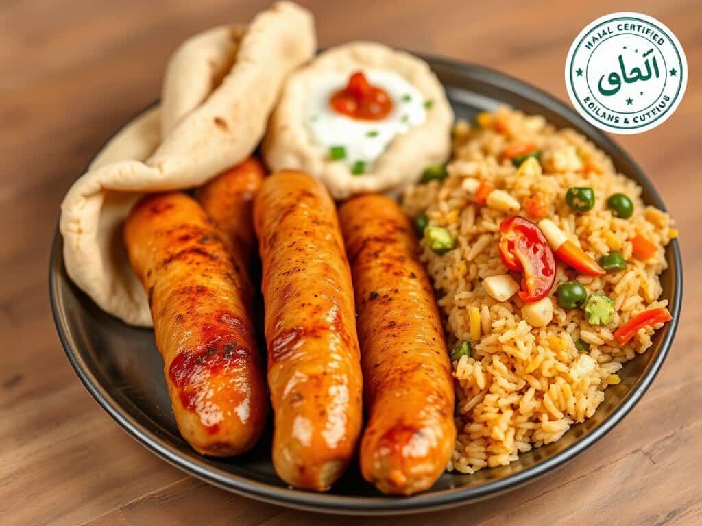 Chicken sausage halal