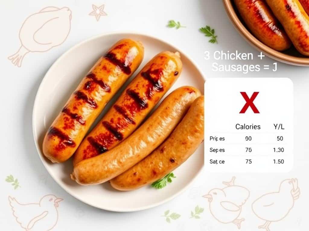 3 Chicken Sausage Calories