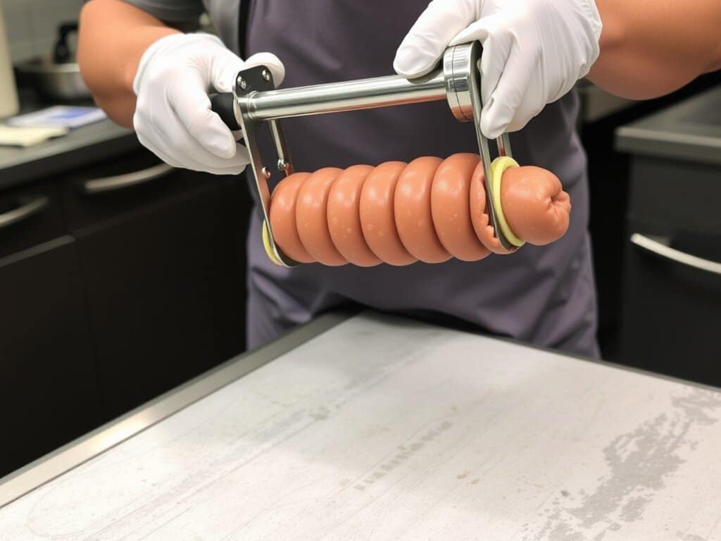 Chicken sausage making