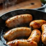 How long do chicken sausages take to cook