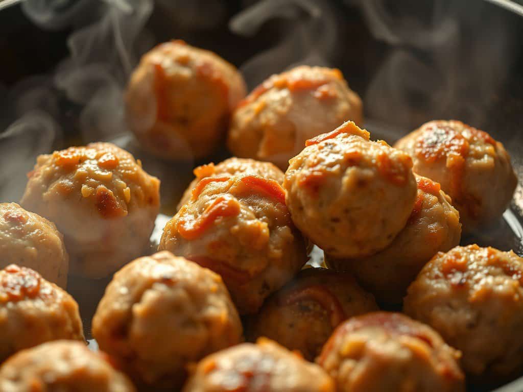 Chicken sausage meatballs