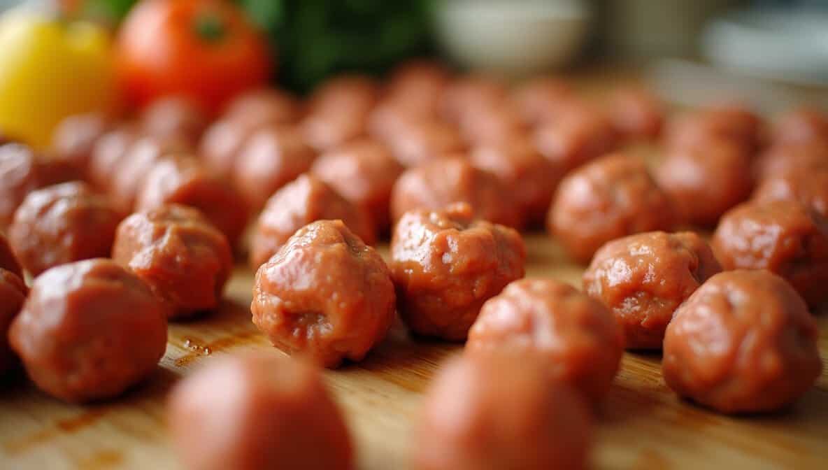 chicken sausage meatball