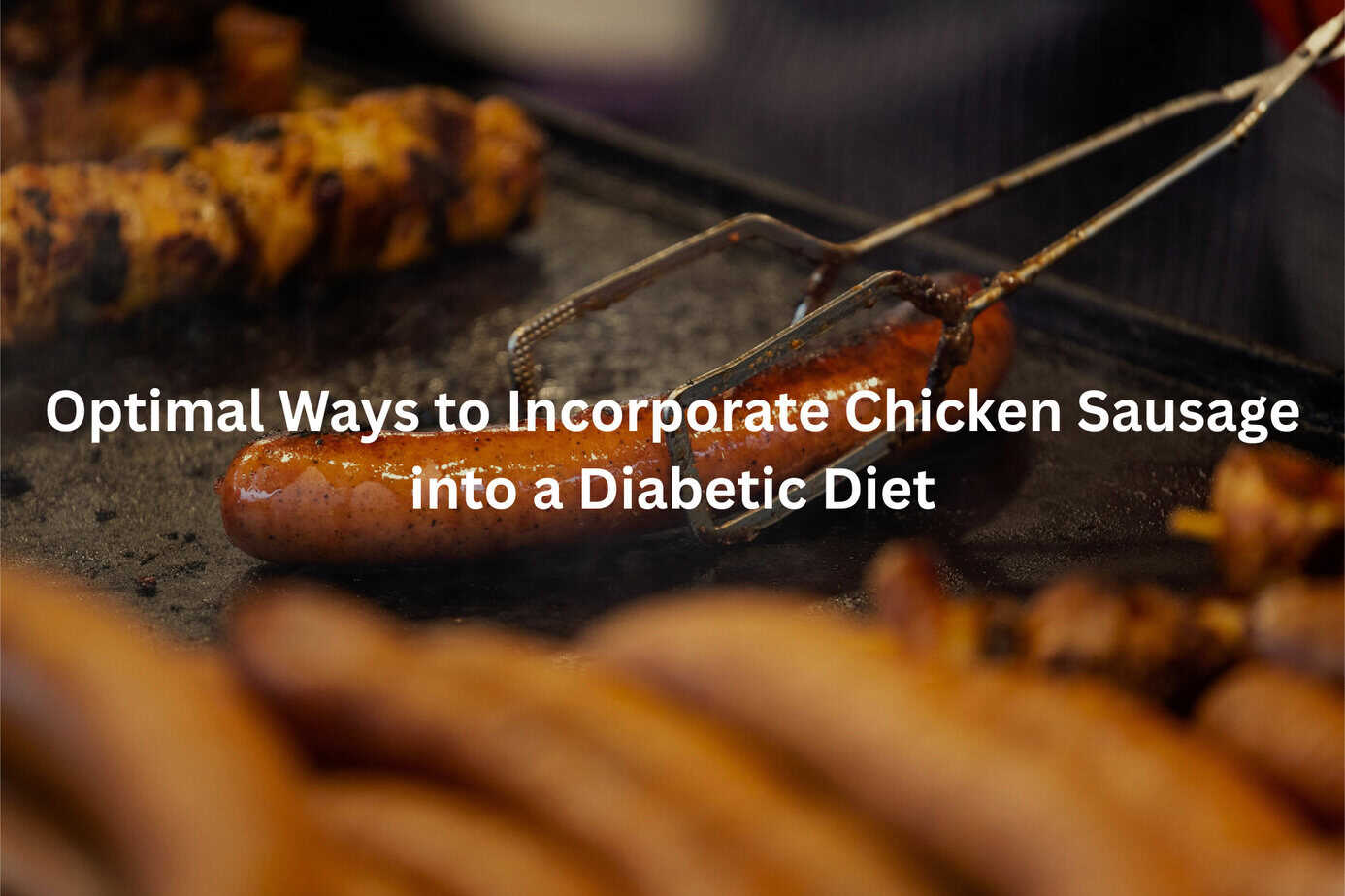 Barbecued sausage being served from a grill, with charred edges and a rich, savory appearance.