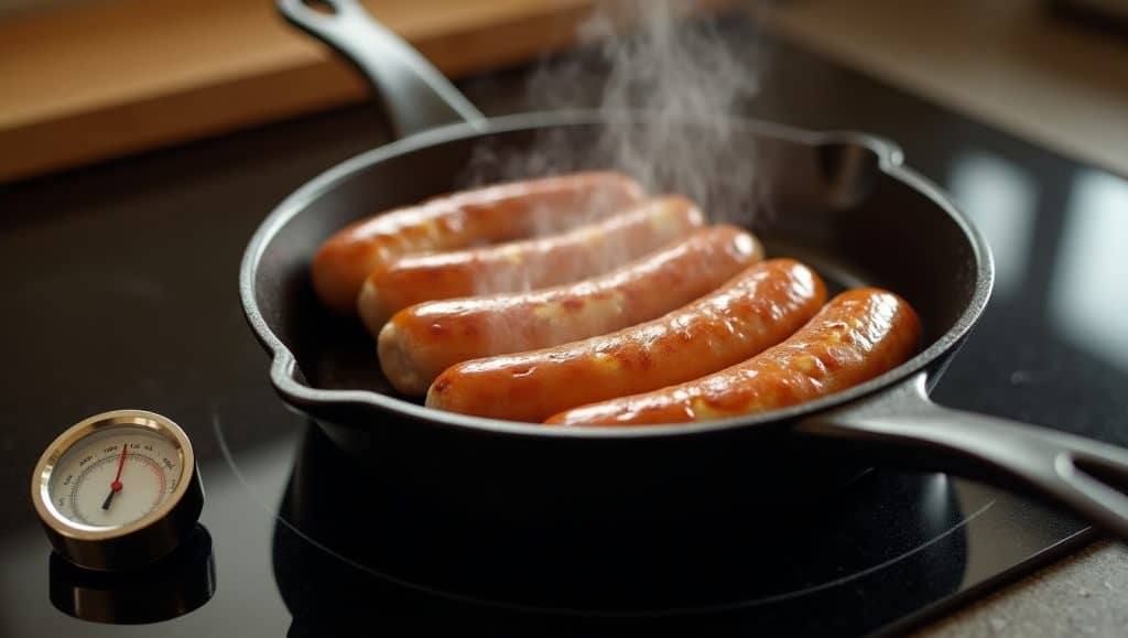 Cook Chicken Heck Sausages from Frozen Fast