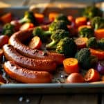 Easy Baked Chicken Sausage and Veggies Recipe