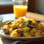 Easy Chicken Sausage Egg Scramble Recipe