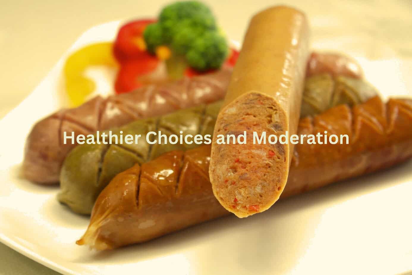 The plate showcases a variety of food items, suggesting a balanced meal with different food groups represented, promoting moderation and healthy eating habits.