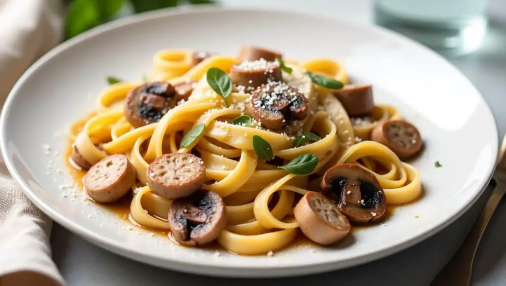 Chicken Sausage Mushroom Pasta: Easy, Hearty & Healthy