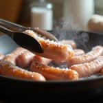 Can chicken sausages be cooked from frozen