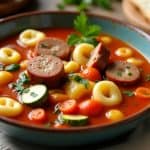 Chicken Sausage and Tortellini Soup Made Easy