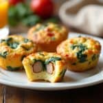 Chicken Sausage Egg Bites for Meal Prep