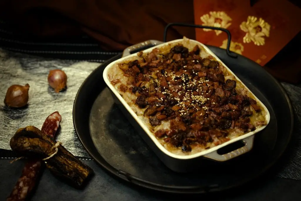 Hearty chicken sausage one pan meal, freshly baked in a serving dish. Credits: pexels.com (Photo by SimplyArt4794)