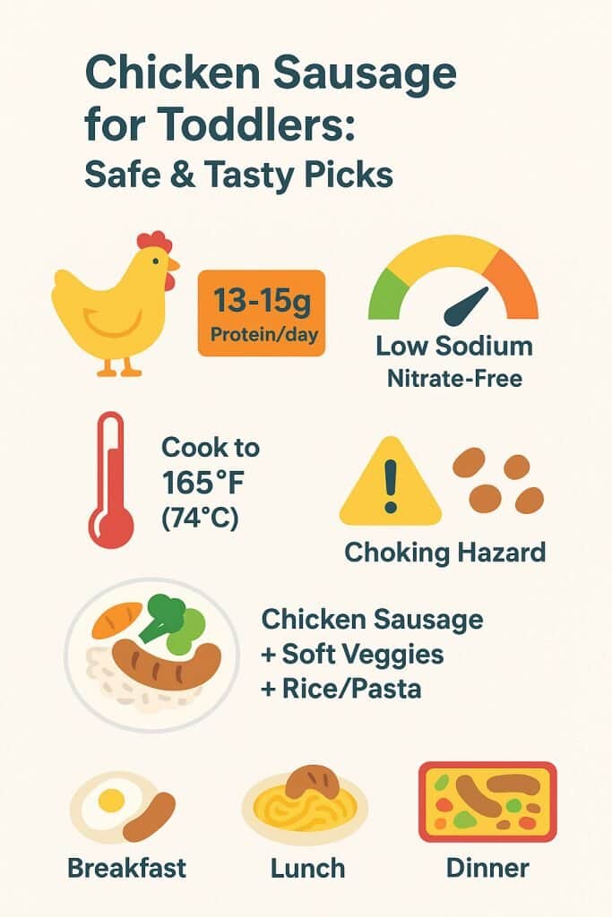 Chicken Sausage for Toddlers: Safe & Tasty Picks 3 Chicken sausage for toddlers