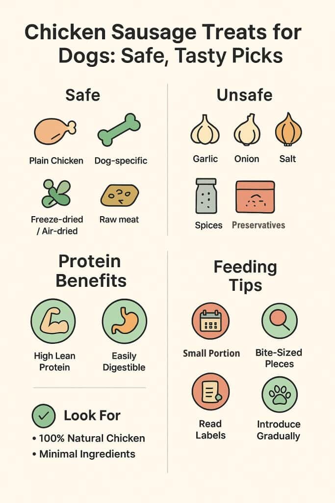 Chicken Sausage Treats for Dogs: Safe, Tasty Picks 1 Chicken sausage treats for dogs