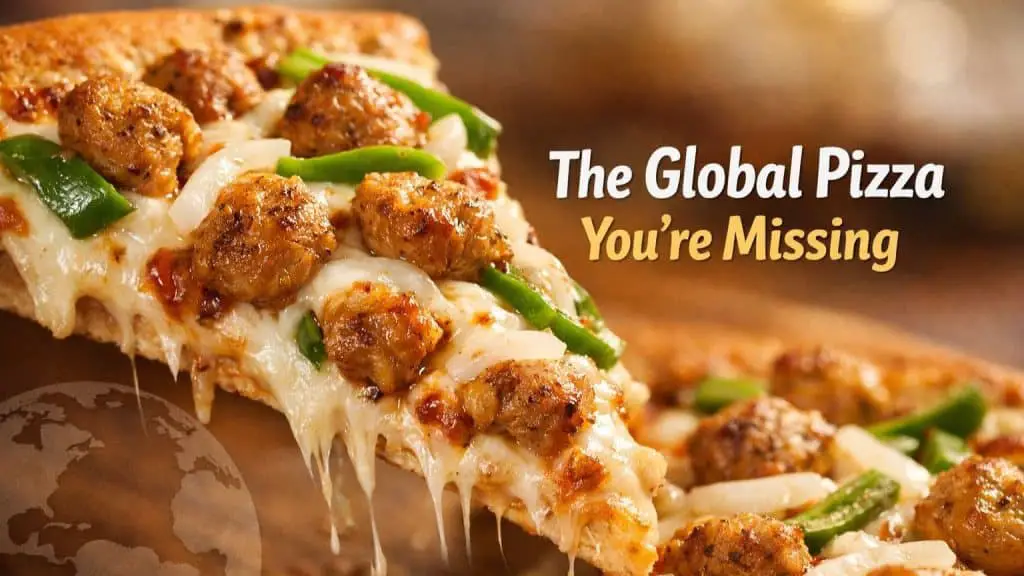 Chicken sausage Domino's Gooey cheese and juicy sausage on a global pizza experience.